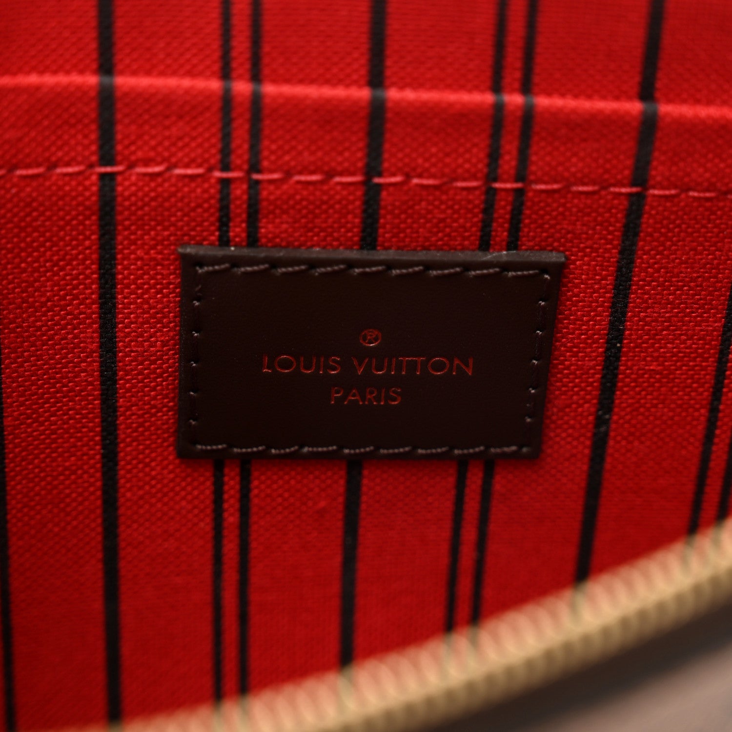 Louis Vuitton Damier Ebene Neverfull MM GM Pochette 6 of 6