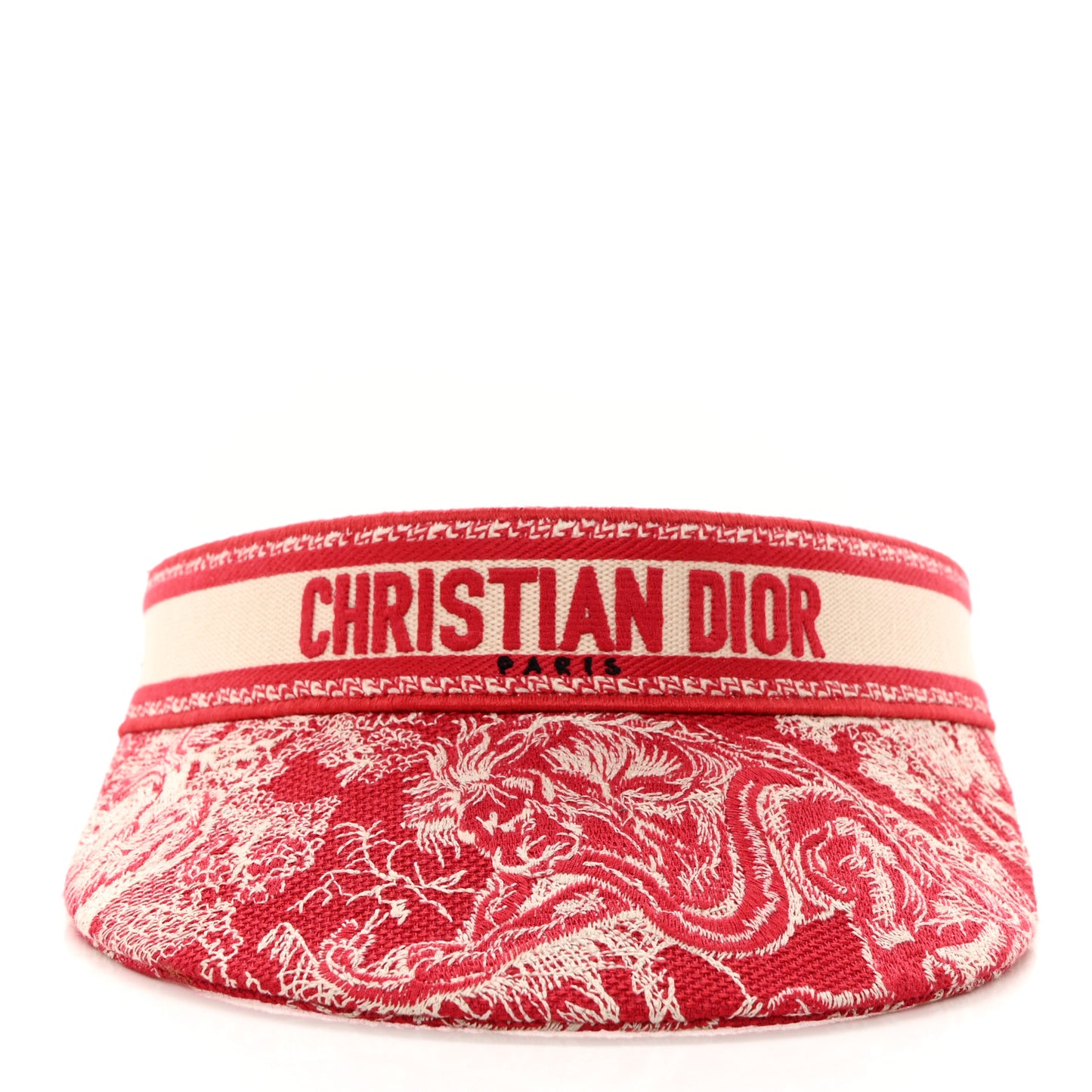 Toile De Jouy Reverse Visor Red