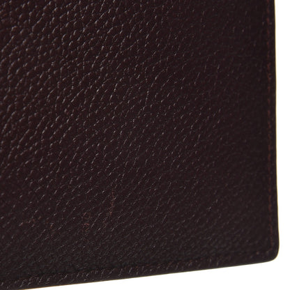 Saint Laurent Grained Calfskin 5 Fragments Zip Pouch Card Holder Bordeaux 9 of 9