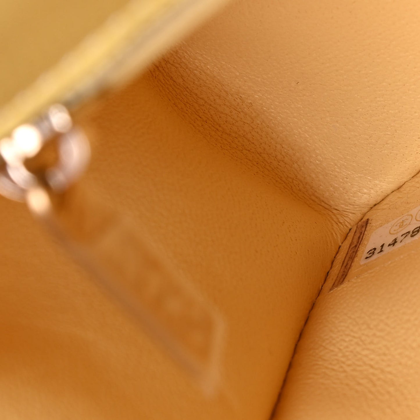 Caviar Quilted Mini Sweet Classic Flap Yellow
