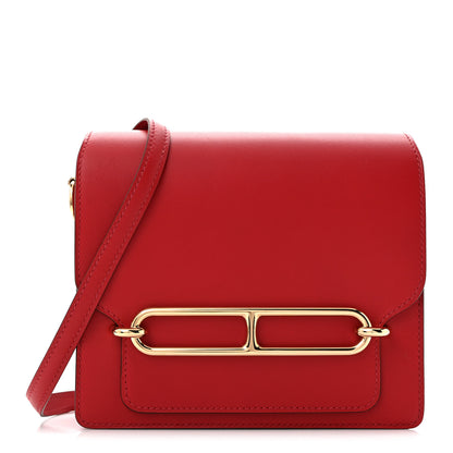 Hermes Allegro Mini Sac Roulis Rouge Piment 1 of 12