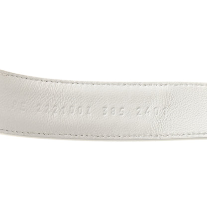 Hermes Calfskin Womens Chypre Sandals 38.5 White 8 of 9