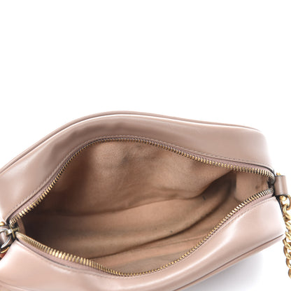 Gucci Calfskin Matelasse Small GG Marmont Chain Shoulder Bag Porcelain Rose 5 of 16