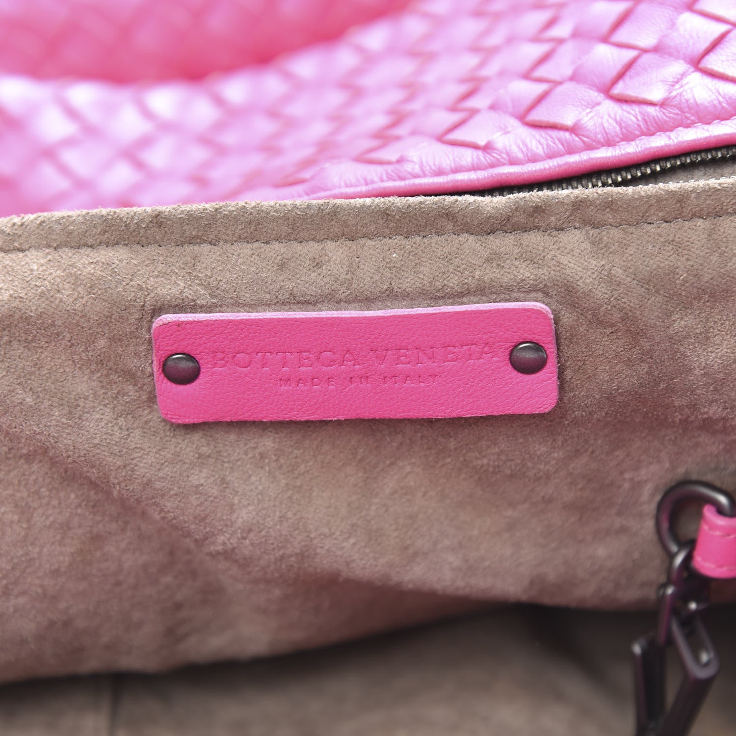Bottega Veneta Nappa Intrecciato Large Seamless Tote Fuchsia 6 of 12