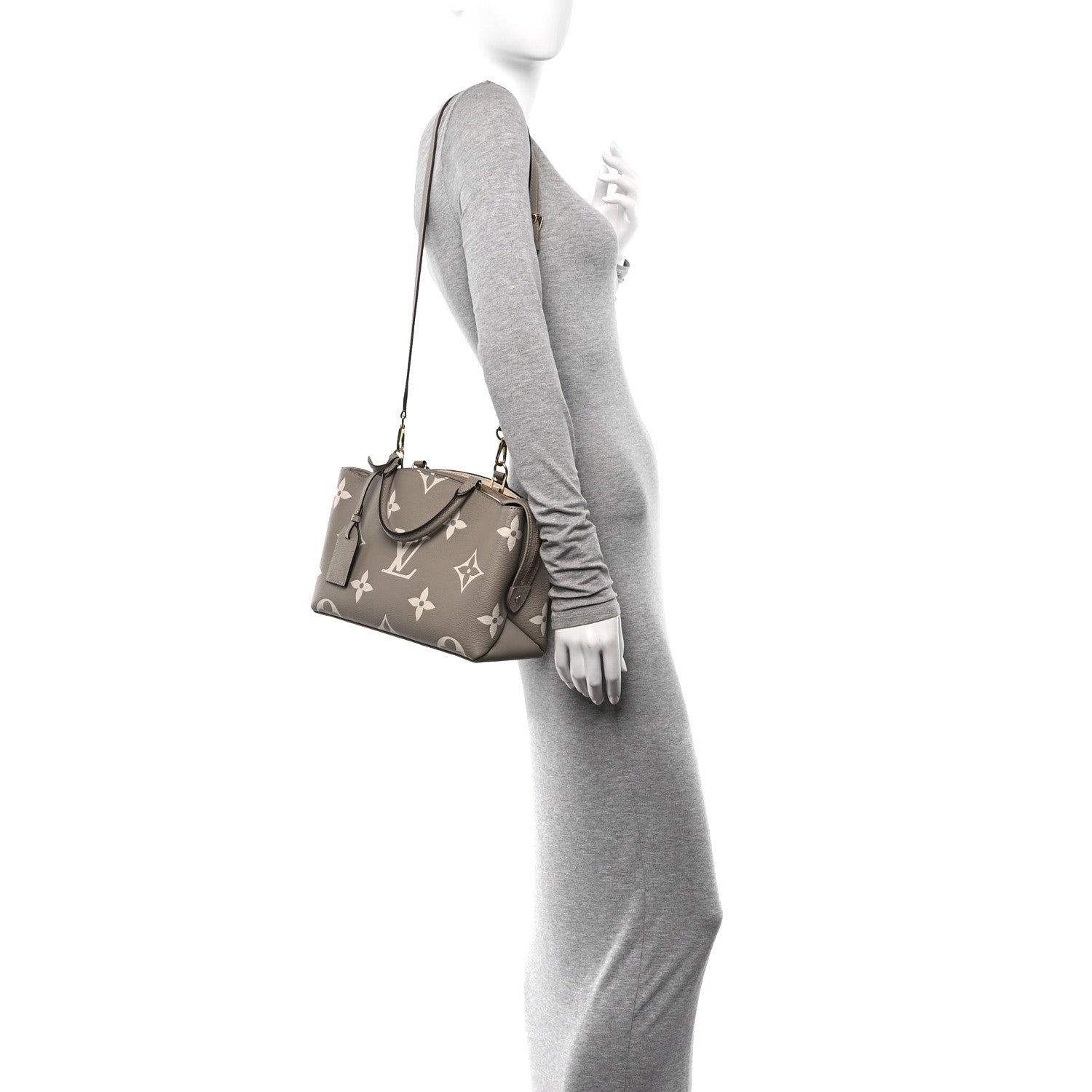 Louis Vuitton Empreinte Monogram Giant Petit Palais Tourterelle Creme 2 of 9