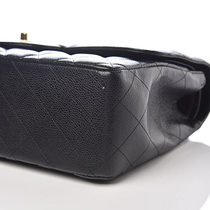 Chanel Caviar Quilted Jumbo Double Flap Black 8 of 9