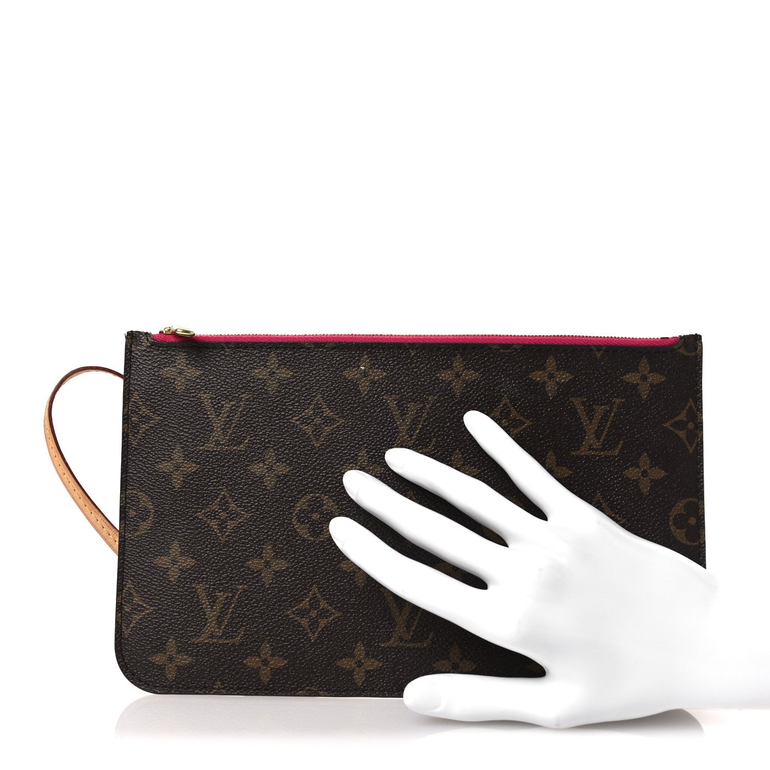 Louis Vuitton Monogram Neverfull MM GM Pochette Pivoine 2 of 9