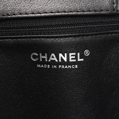Chanel Iridescent Calfskin CC East West Shopping Tote Black 6 of 10