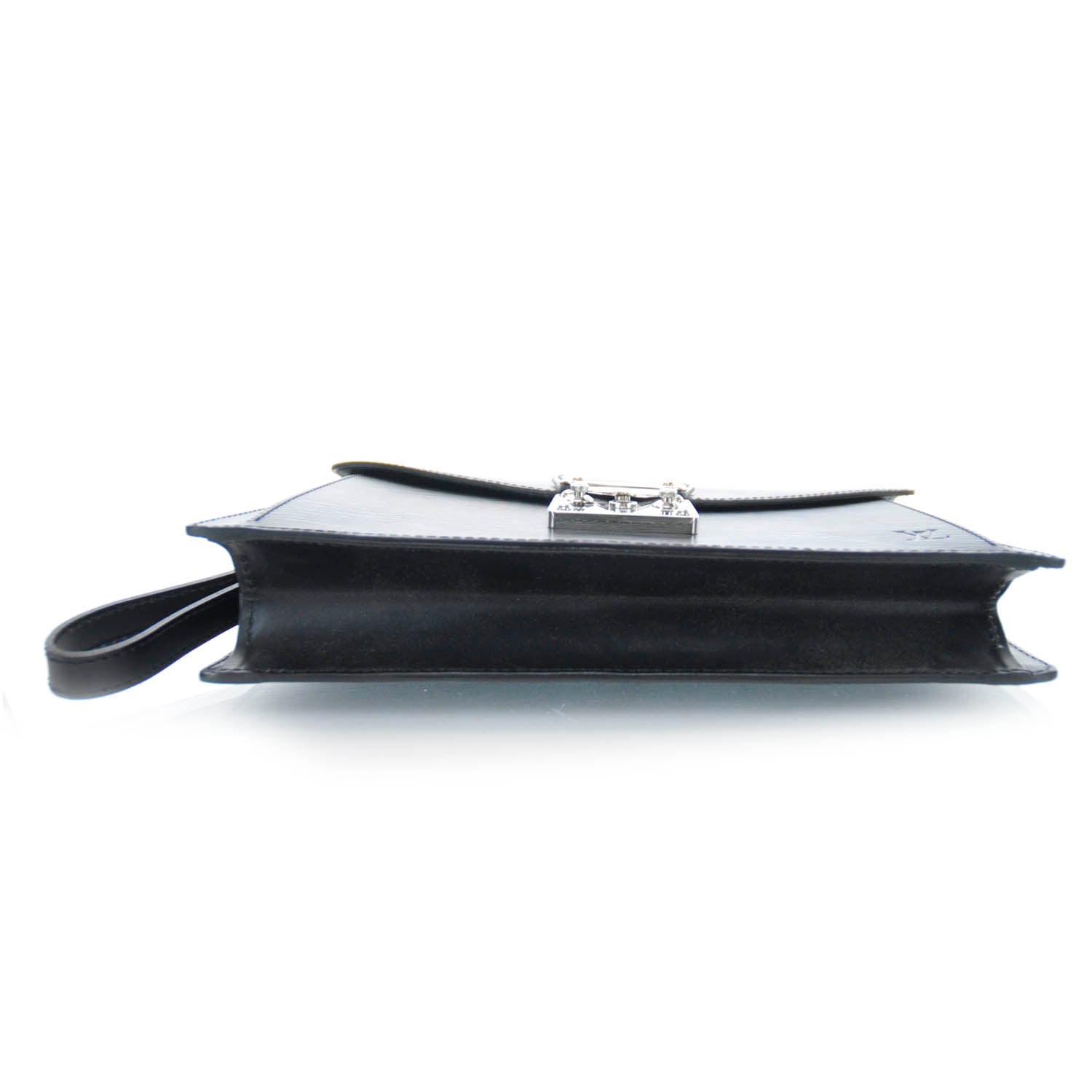 Louis Vuitton Epi Pochette Sellier Dragonne Clutch Black 3 of 7