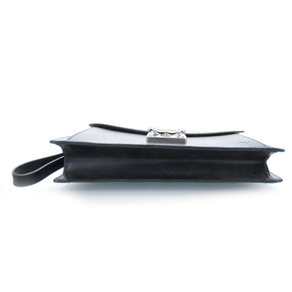 Louis Vuitton Epi Pochette Sellier Dragonne Clutch Black 3 of 7