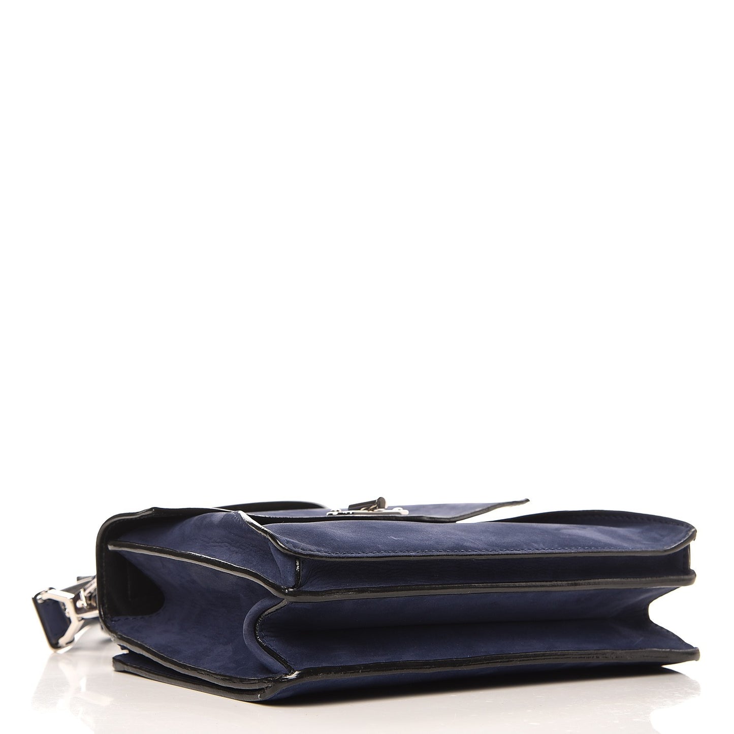 Suede Small Hava Top Handle Bag Indigo