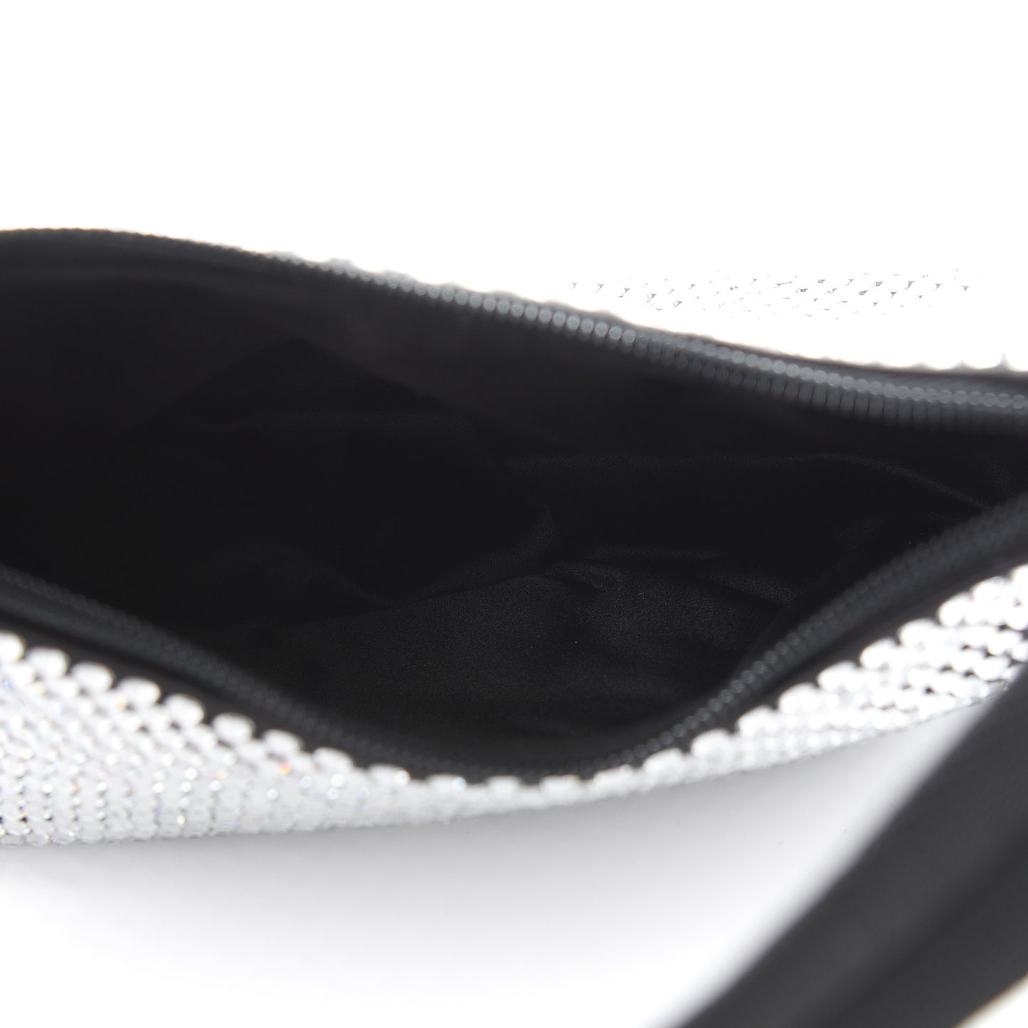 Satin Crystal Mini Re-Edition 2000 Bag Cristal