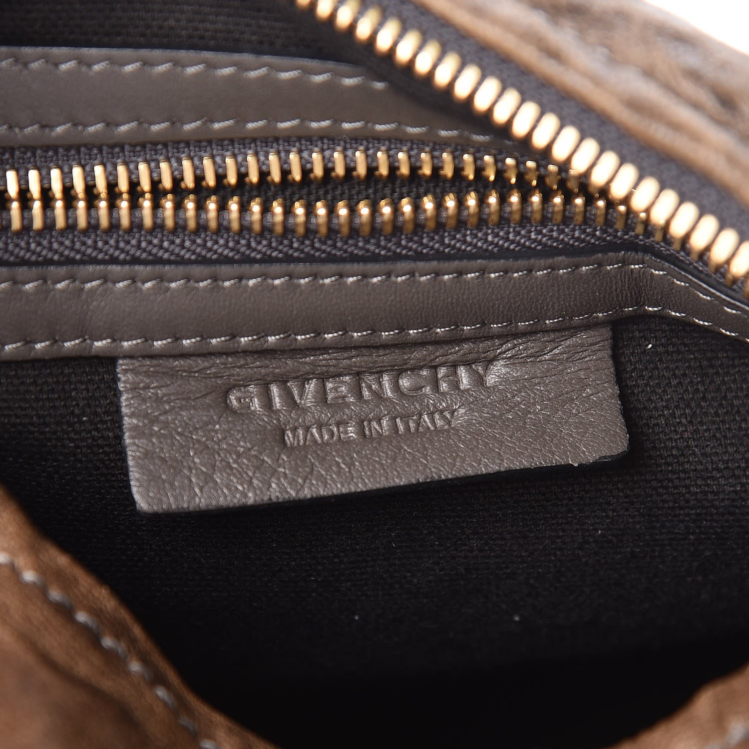 Givenchy Tumbled Sheepskin Mini Pandora Charcoal 6 of 10