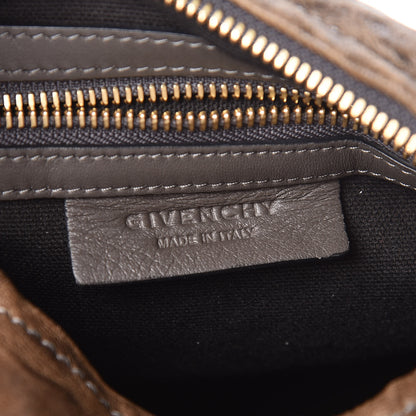 Givenchy Tumbled Sheepskin Mini Pandora Charcoal 6 of 10
