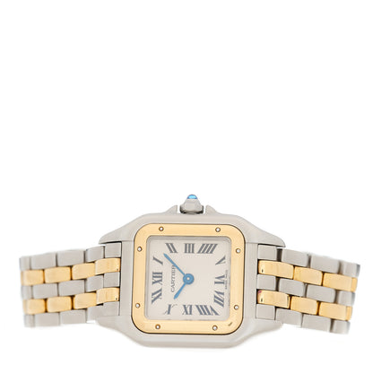 Cartier Stainless Steel 18K Yellow Gold 22mm Panthere Quartz Watch 2 of 4