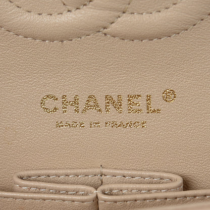 Chanel Caviar Quilted Medium Double Flap Beige Clair 6 of 7