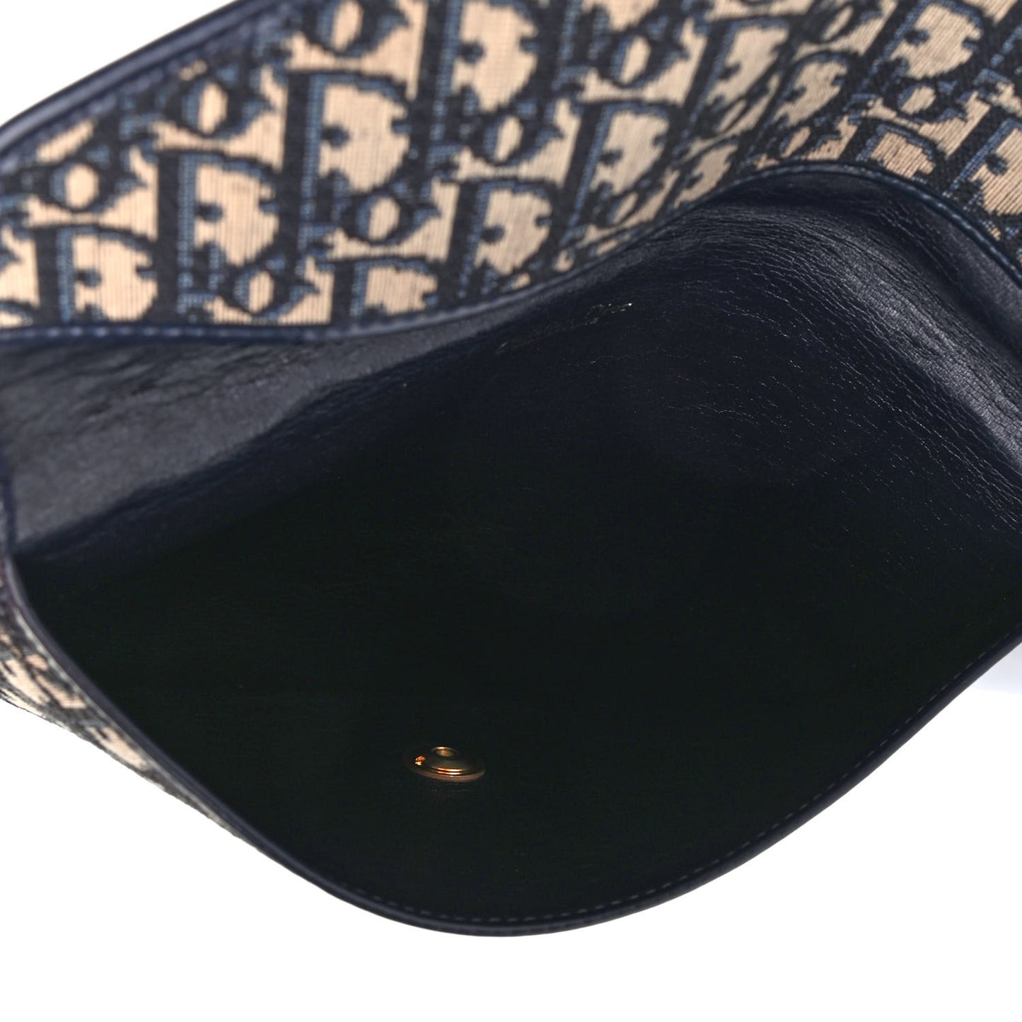 Monogram Envelope Flap Clutch Blue