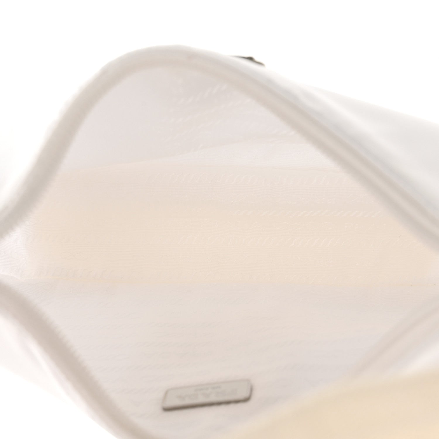Prada Tessuto Nylon Mini Re-Edition 2000 Bag White 5 of 10