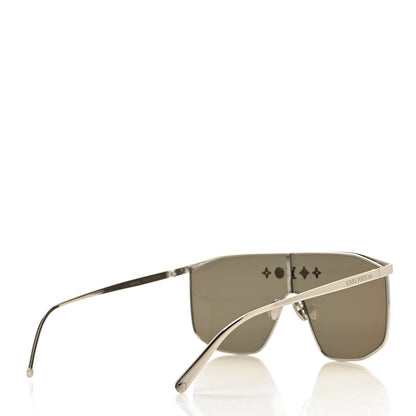 Louis Vuitton Metal LV Golden Mask Sunglasses Z1853U Gold 4 of 8