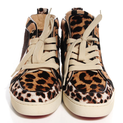 Christian Louboutin Pony Hair Leopard Rantus Orlato Flat Sneakers 37.5 2 of 7