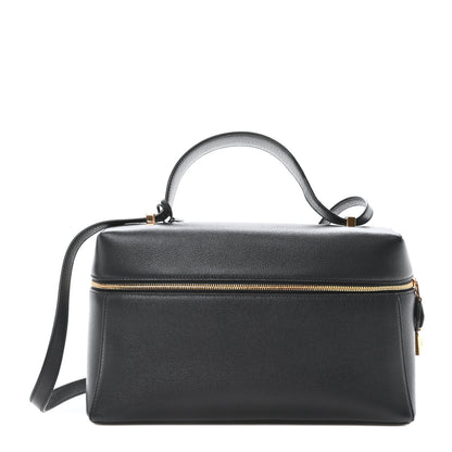 Loro Piana Grained Calfskin Extra Bag L27 Navy 1 of 9