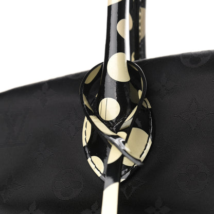 Louis Vuitton Nylon Kusama Infinity Dots Lockit Vertical MM Black White 11 of 11