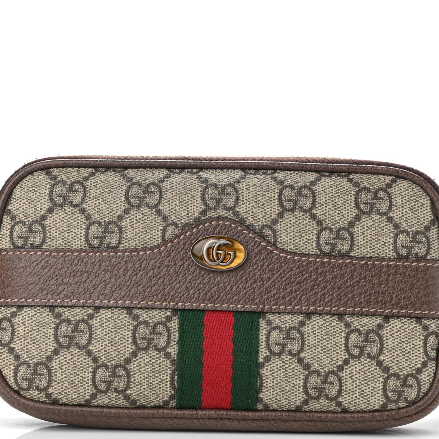 Gucci GG Supreme Monogram Ophidia Belted iPhone Case 85 34 Dark Brown 8 of 10