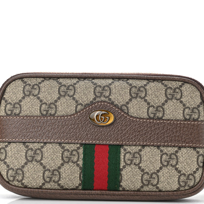 Gucci GG Supreme Monogram Ophidia Belted iPhone Case 85 34 Dark Brown 8 of 10