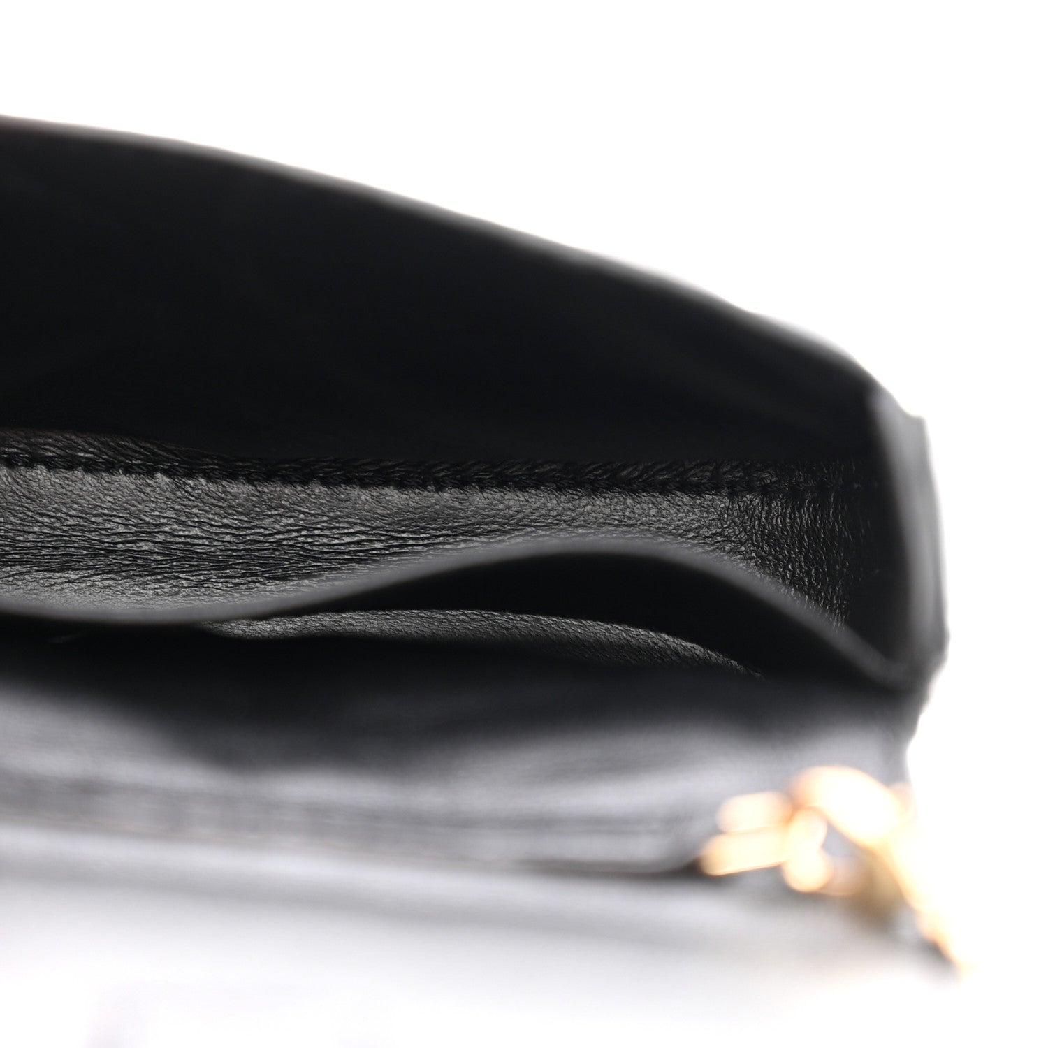 Fendi Nappa Matisse FF Embossed Nano Baguette Charm Black 5 of 8