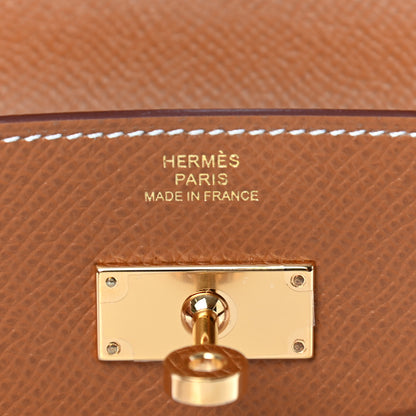 Hermes Epsom Kelly Wallet To Go Gold 6 of 7