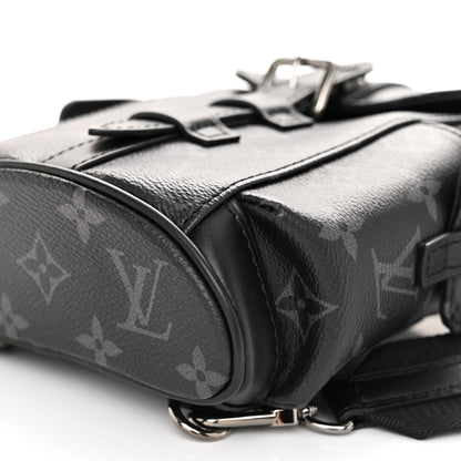 Louis Vuitton Monogram Eclipse Nano Christopher Backpack Black 9 of 9