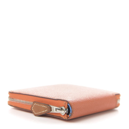 Hermes Epsom Silk'in Compact Wallet Orange 4 of 8