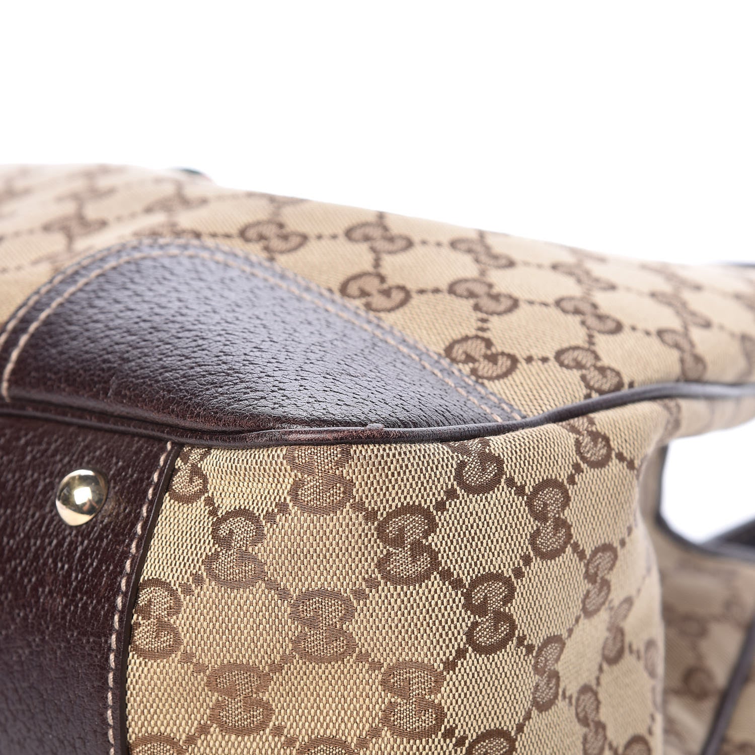 Gucci Monogram Medium Princy Tote Dark Brown 9 of 20