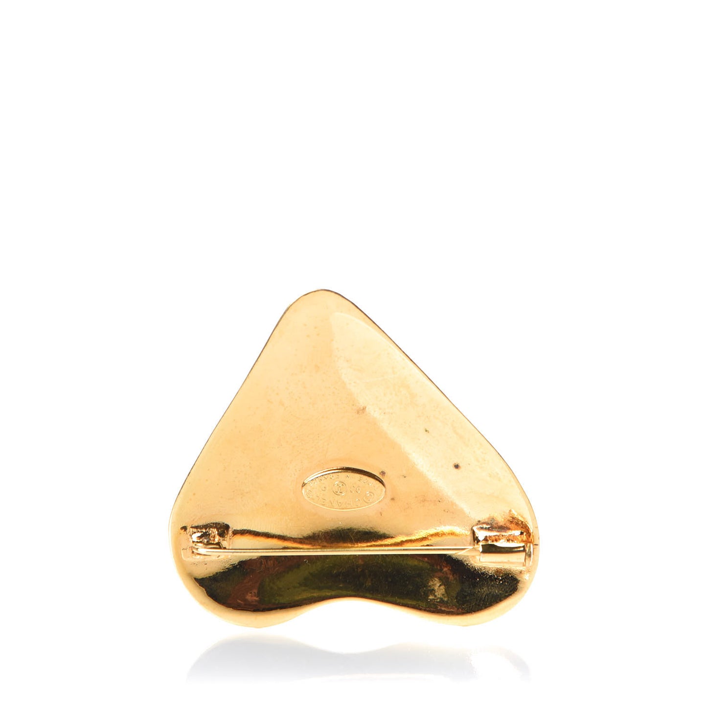 CC Heart Brooch Gold