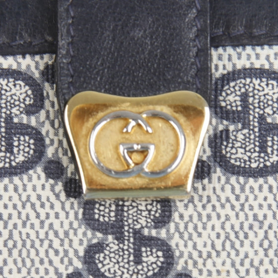 Monogram Mini Agenda Holder Navy