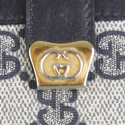 Gucci Monogram Mini Agenda Holder Navy 7 of 8