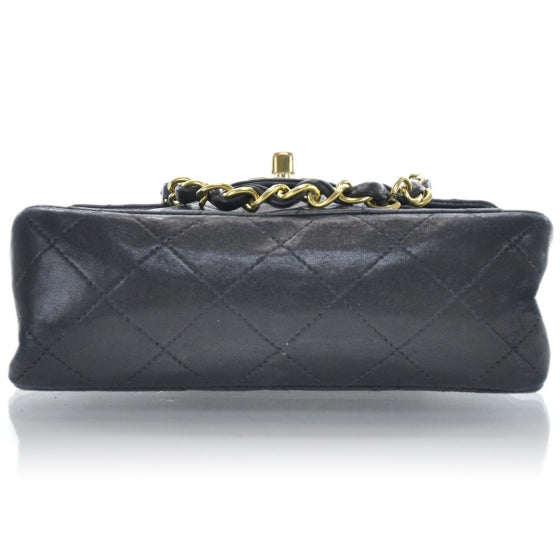 Chanel Lambskin Quilted Mini Flap Black 6 of 10