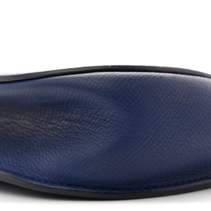 Celine Grained Calfskin Small Trotteur  Indigo 9 of 13