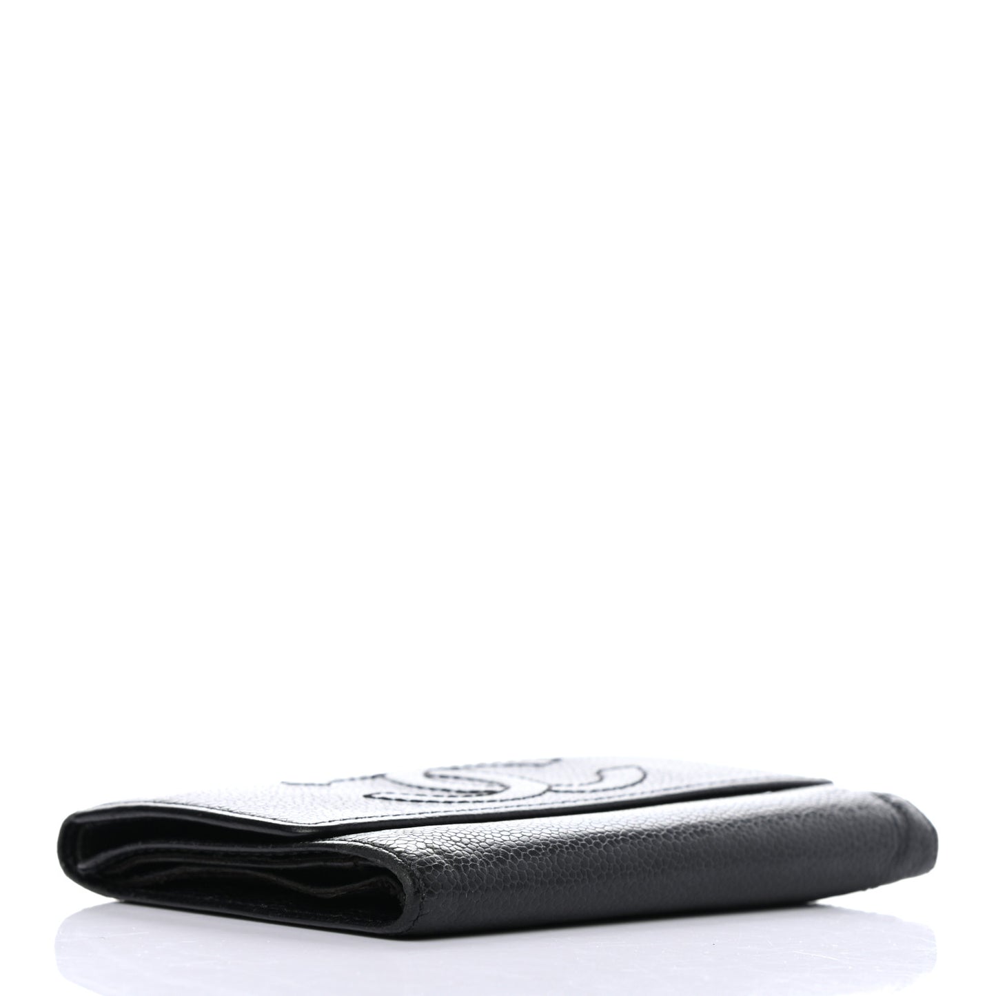 Caviar Timeless CC Flap Wallet Black
