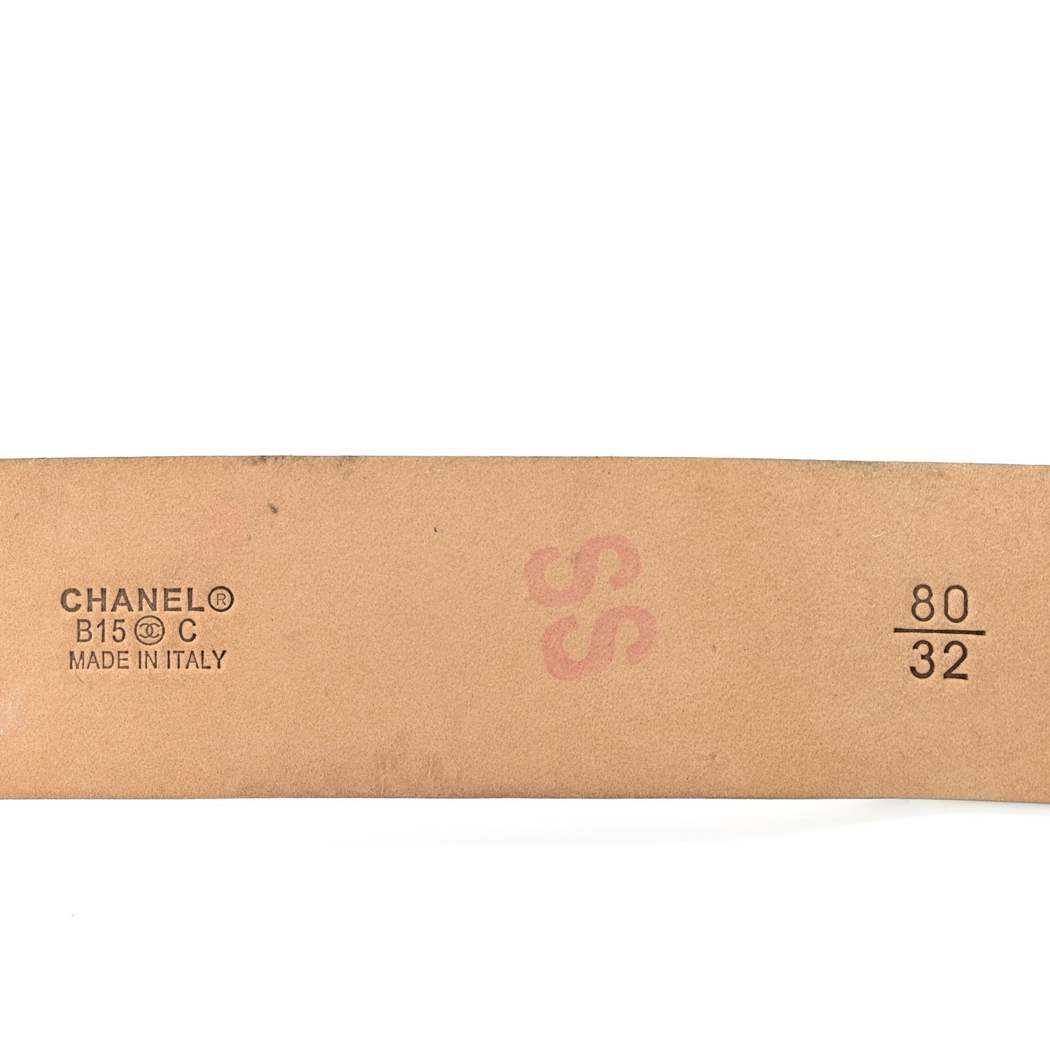 Chanel Metallic Calfskin Baguette Crystal CC Belt 80 32 Silver 3 of 5