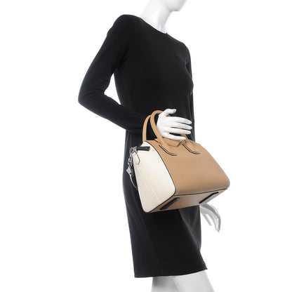 Givenchy Sugar Goatskin Small Bi-Color Antigona Light Beige 2 of 10