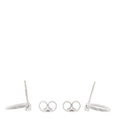 Marco Bicego 18K White Gold Diamond Bi49 Circle Drop Earrings 3 of 4