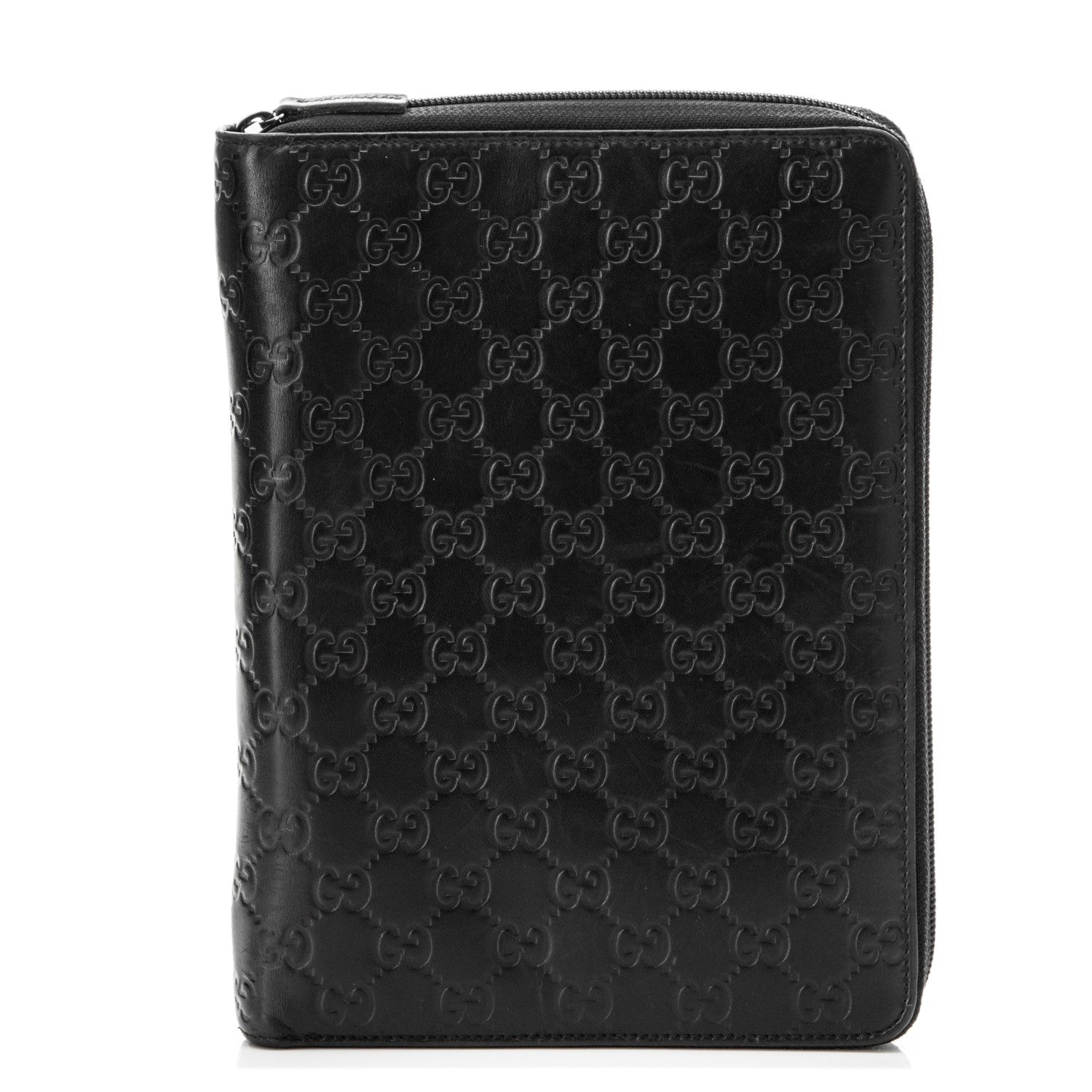 Gucci Guccissima Zip Around Agenda Black 1 of 7