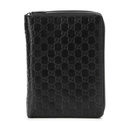 Gucci Guccissima Zip Around Agenda Black 1 of 7