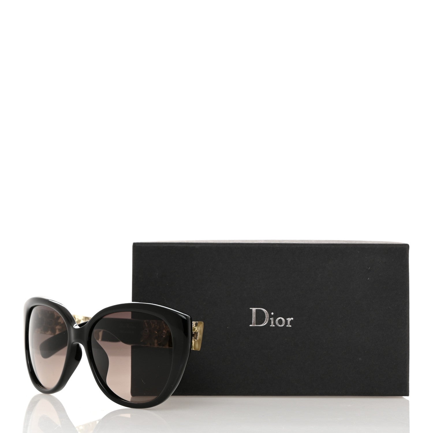 Christian Dior Crystal Mystere Sunglasses Black 7 of 7