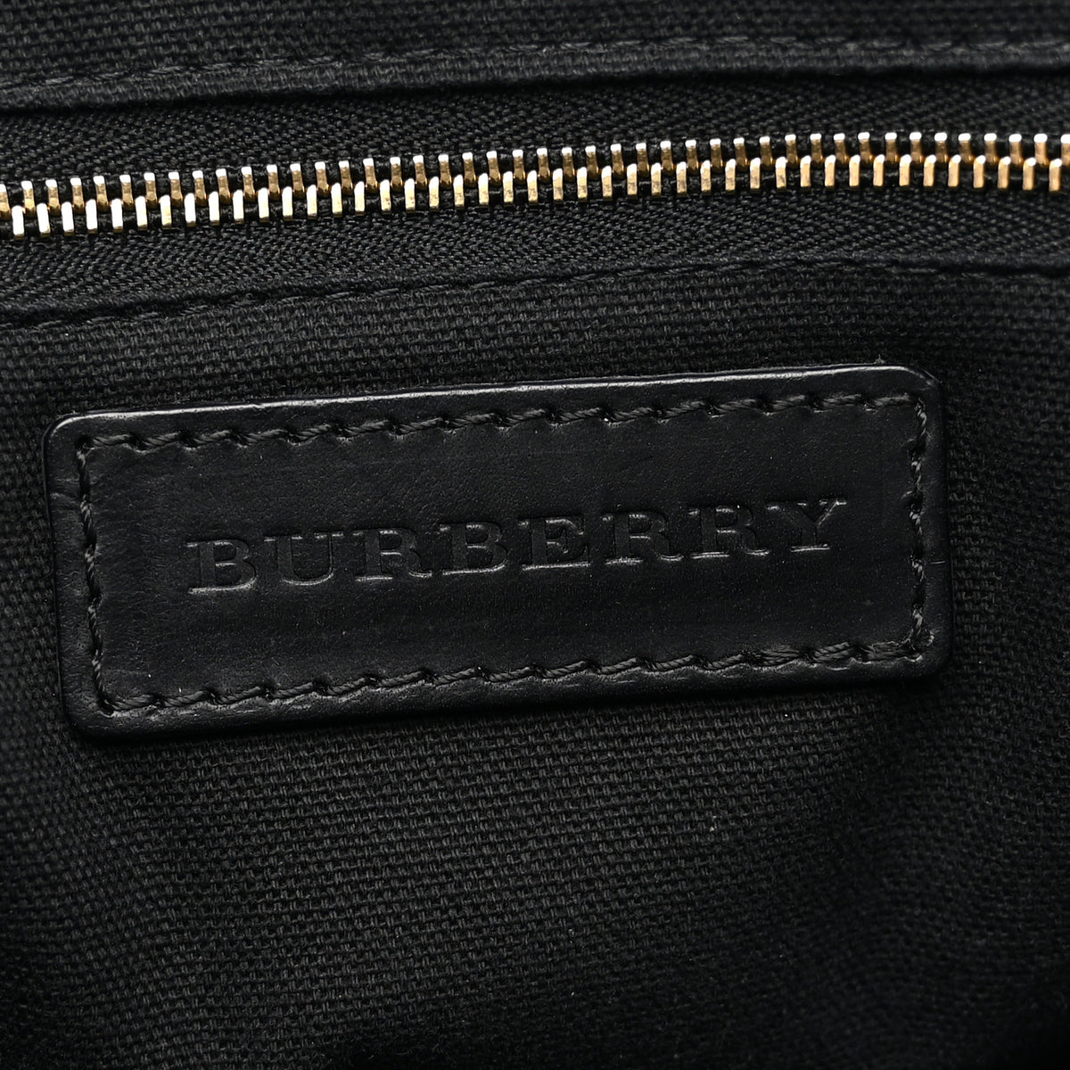 Burberry Bridle Calfskin House Check Small Orchard Bowling Bag Black 6 of 13