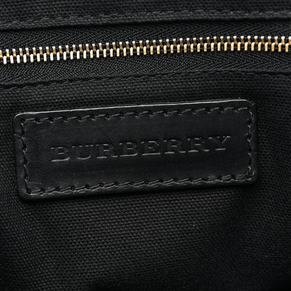 Burberry Bridle Calfskin House Check Small Orchard Bowling Bag Black 6 of 13