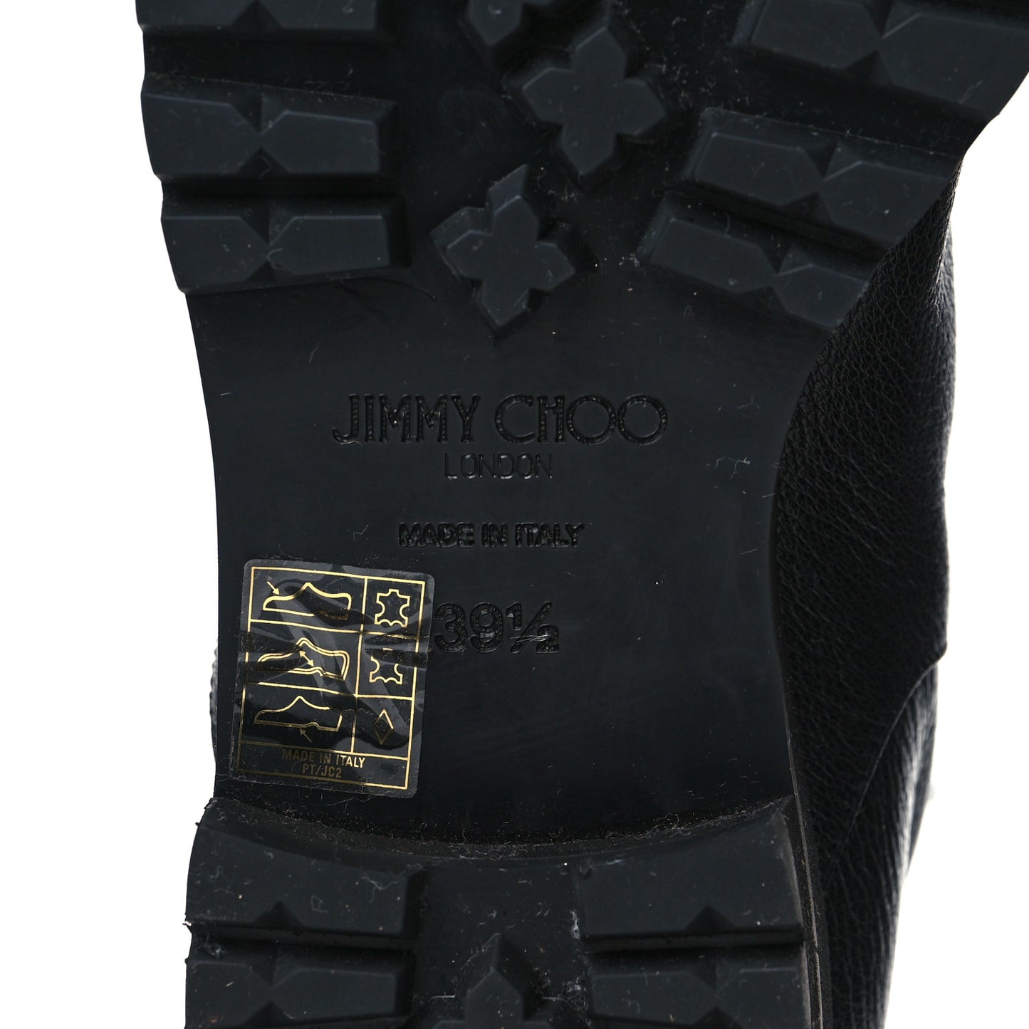 Calfskin Fur Boots 39.5 Black