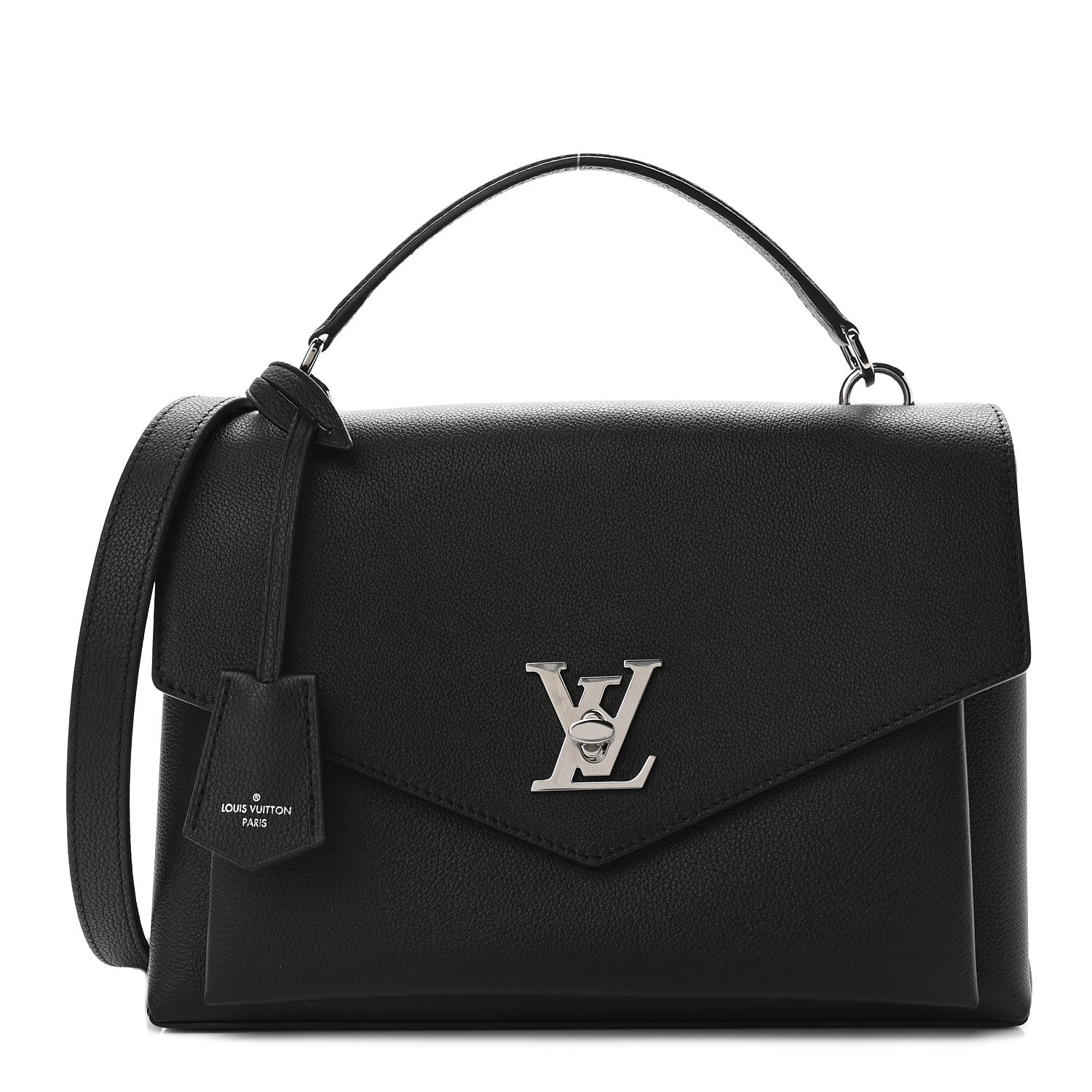 Louis Vuitton Soft Calfskin My Lockme Top Handle Black 1 of 8