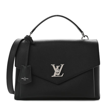 Louis Vuitton Soft Calfskin My Lockme Top Handle Black 1 of 8